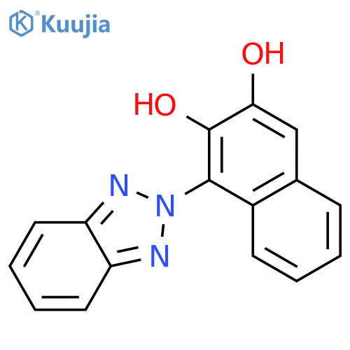 2,3-Naphthalenediol, 1-(2H-benzotriazol-2-yl)- structure