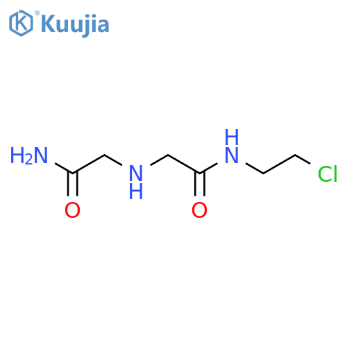 ACETAMIDE, 2-[[[(2-CHLOROETHYL)AMINO]CARBONYL]METHYLAMINO]- structure