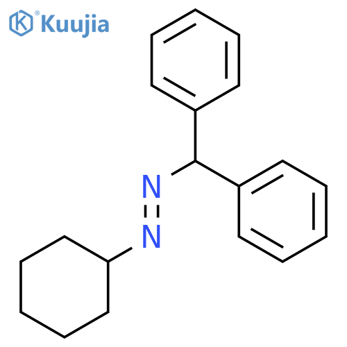 Diazene, cyclohexyl(diphenylmethyl)- structure