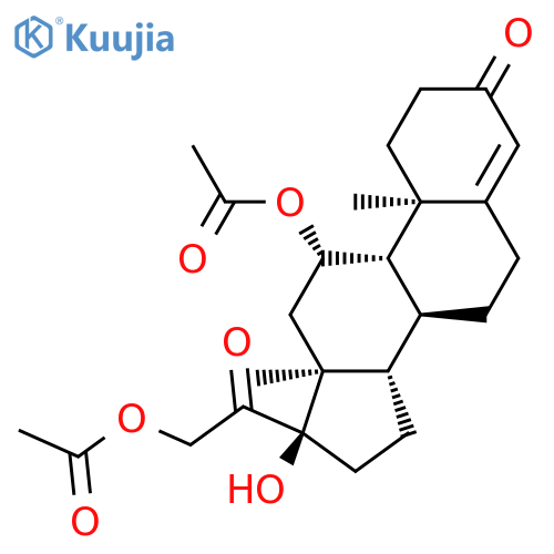 Hydrocortisone 11,21-Diacetate structure