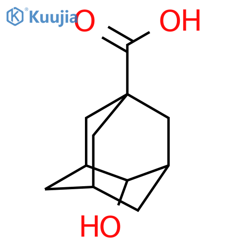 4-Hydroxyadamantane-1-carboxylic Acid structure