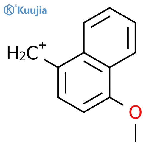 Methylium, (4-methoxy-1-naphthalenyl)- structure