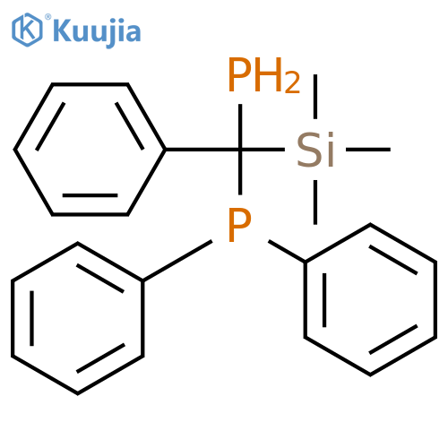 Diphosphine, diphenyl[phenyl(trimethylsilyl)methylene]- structure