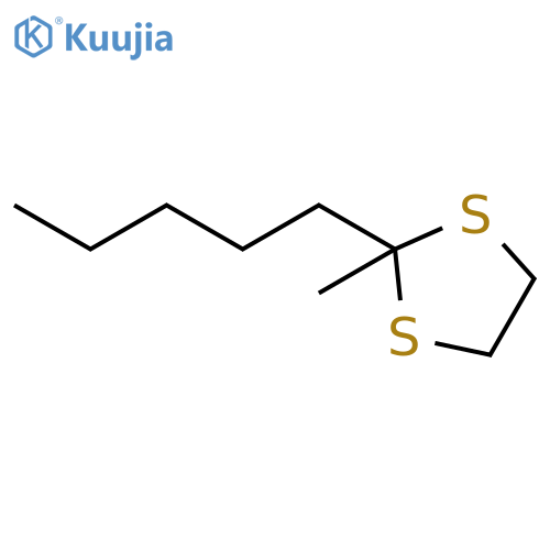 1,3-Dithiolane, 2-methyl-2-pentyl- structure