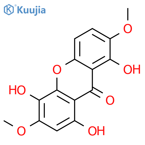 1,4,8-Trihydroxy-3,7-dimethoxyxanthone structure