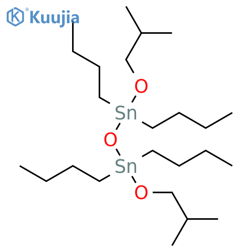 Distannoxane, 1,1,3,3-tetrabutyl-1,3-bis(2-methylpropoxy)- structure