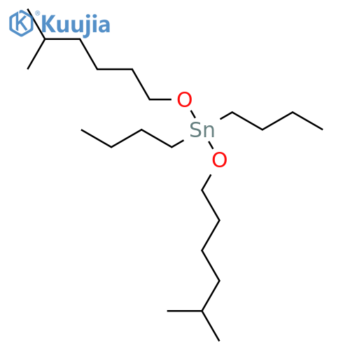 Stannane, dibutylbis[(5-methylhexyl)oxy]- structure