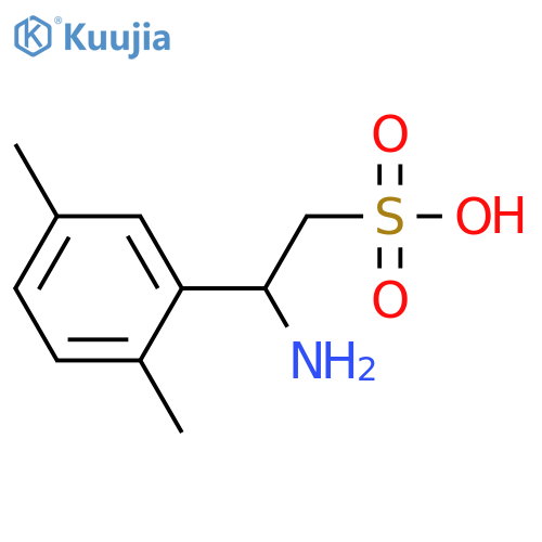 Benzeneethanesulfonicacid, b-amino-2,5-dimethyl- structure