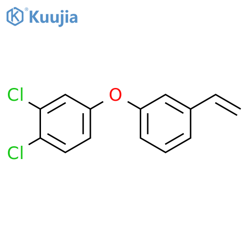 Benzene, 1,2-dichloro-4-(3-ethenylphenoxy)- structure