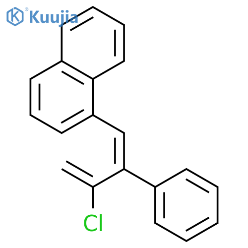 NAPHTHALENE, 1-[(1Z)-3-CHLORO-2-PHENYL-1,3-BUTADIENYL]- structure
