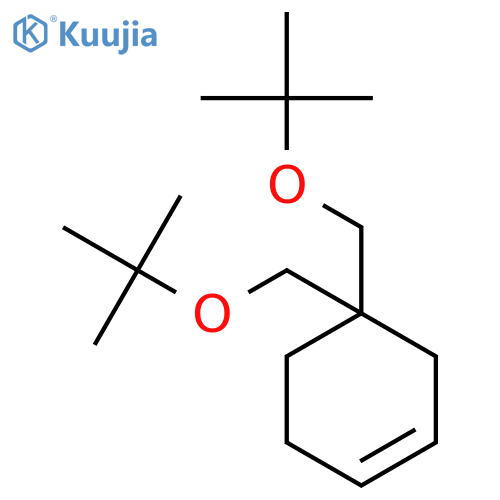 Cyclohexene, 4,4-bis[(1,1-dimethylethoxy)methyl]- structure