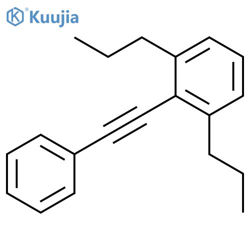 BENZENE, 2-(PHENYLETHYNYL)-1,3-DIPROPYL- structure