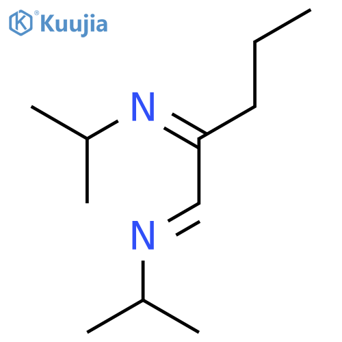 2-Propanamine, N,N'-(1-propyl-1,2-ethanediylidene)bis- structure