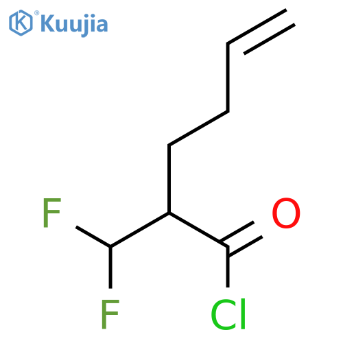 5-Hexenoyl chloride, 2-(difluoromethyl)- structure