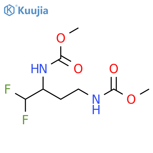 CARBAMIC ACID, [1-(DIFLUOROMETHYL)-1,3-PROPANEDIYL]BIS-, DIMETHYL ESTER structure