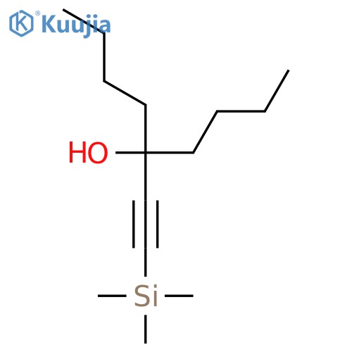5-Nonanol, 5-[(trimethylsilyl)ethynyl]- structure