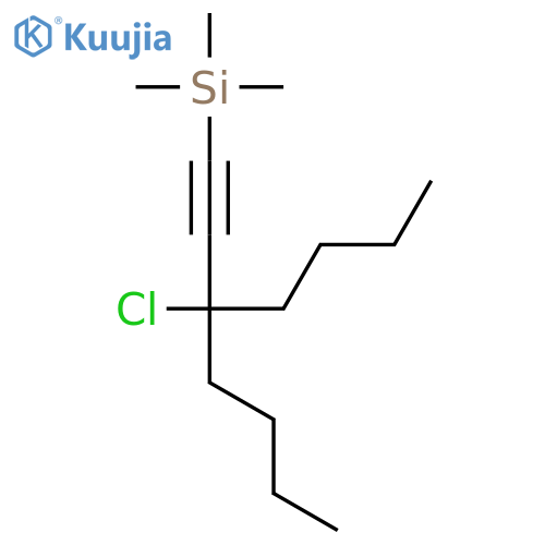 SILANE, (3-BUTYL-3-CHLORO-1-HEPTYNYL)TRIMETHYL- structure