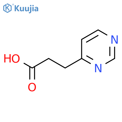 3-(Pyrimidin-4-yl)propanoic acid structure