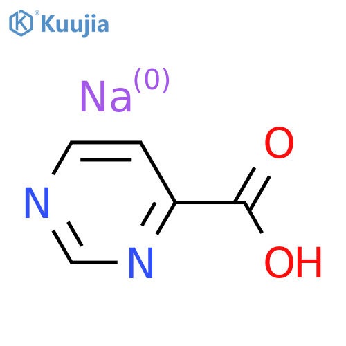 Pyrimidine-4-carboxylic acid Sodium salt structure