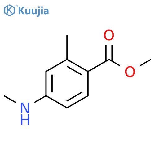 methyl 2-methyl-4-(methylamino)benzoate structure
