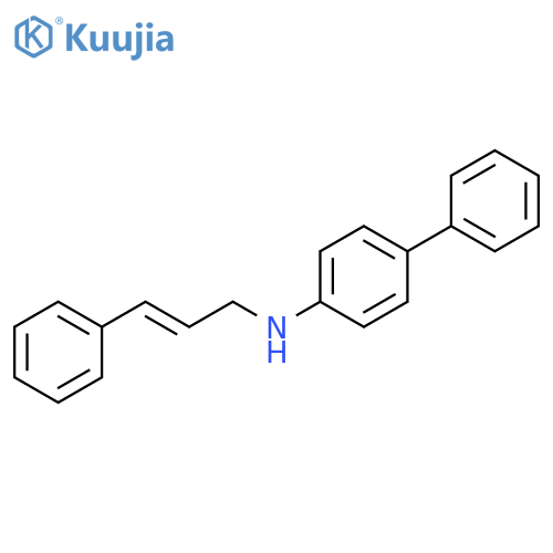 [1,1'-Biphenyl]-4-amine, N-[(2E)-3-phenyl-2-propenyl]- structure