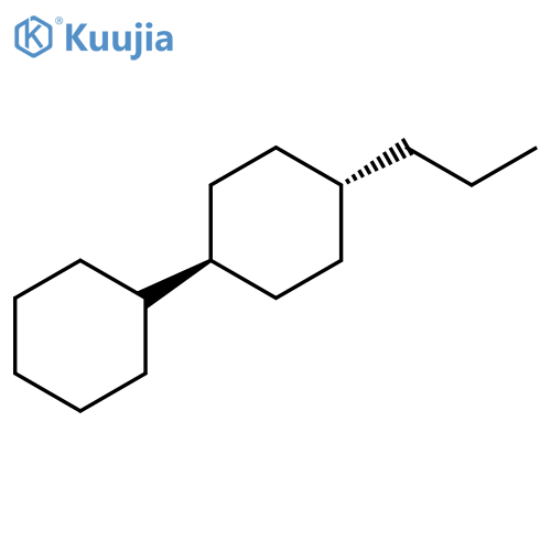 1,1'-Bicyclohexyl, 4-propyl-, trans- structure