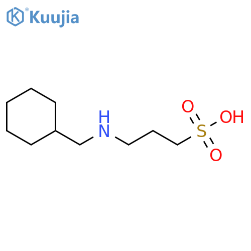 1-Propanesulfonic acid, 3-[(cyclohexylmethyl)amino]- structure