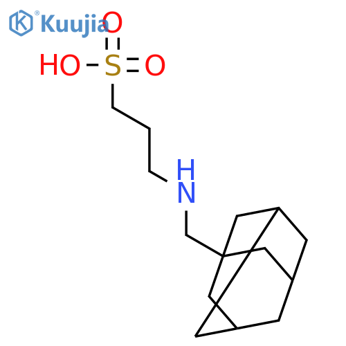 1-Propanesulfonic acid, 3-[(tricyclo[3.3.1.13,7]dec-1-ylmethyl)amino]- structure