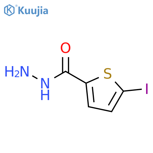 2-THIOPHENECARBOXYLIC ACID, 5-IODO-, HYDRAZIDE structure