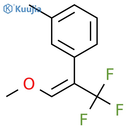 Benzene,1-[(1E)-2-methoxy-1-(trifluoromethyl)ethenyl]-3-methyl- structure