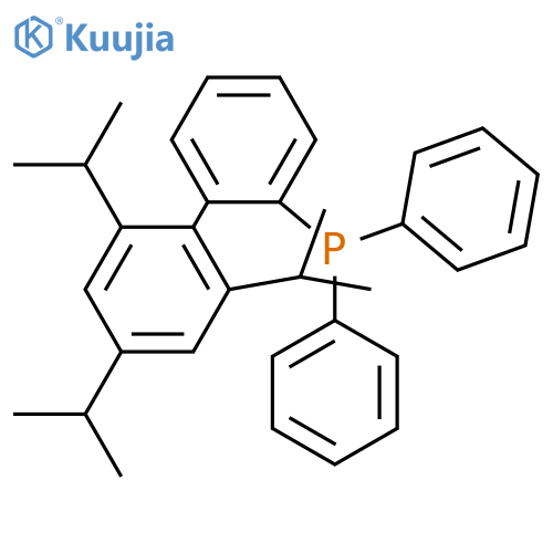 Diphenyl(2',4',6'-triisopropyl-[1,1'-biphenyl]-2-yl)phosphine structure