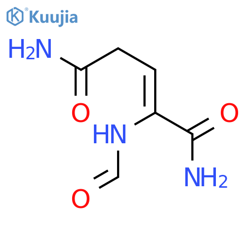 2-Pentenediamide, 2-(formylamino)-, (2Z)- structure