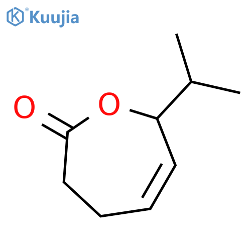 2(3H)-Oxepinone, 4,7-dihydro-7-(1-methylethyl)- structure