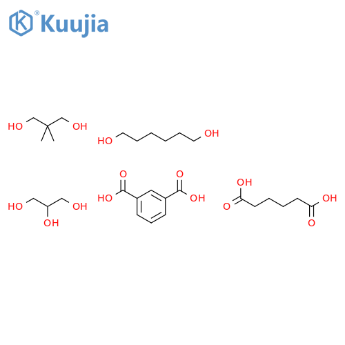 1,3-Benzenedicarboxylicacid,polymerwith2,2-dimethyl-1,3-propanediol,hexanedioicacid,1,6-hexanedioland1,2,3-propanetriol structure