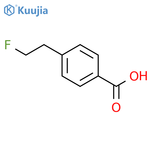 Benzoic acid, 4-(2-fluoroethyl)- structure