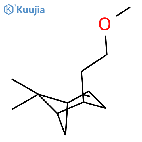 Bicyclo[3.1.1]hept-2-ene, 2-(2-methoxyethyl)-6,6-dimethyl- structure