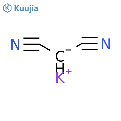 Propanedinitrile, ion(1-), potassium structure