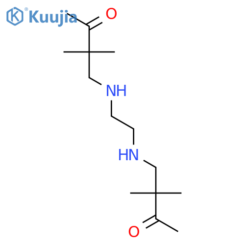 2-Butanone, 4,4'-(1,2-ethanediyldiimino)bis[3,3-dimethyl- structure