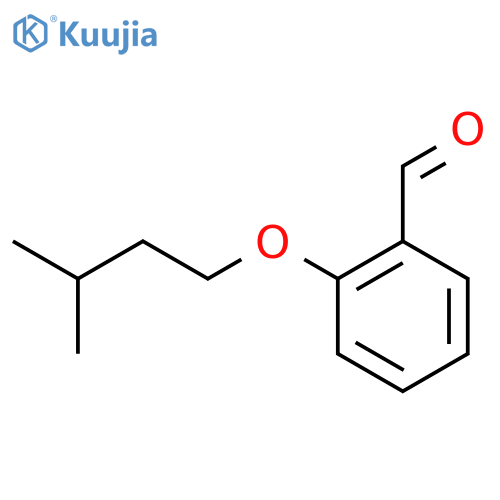2-(3-methylbutoxy)benzaldehyde structure