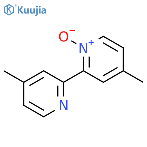 4,4'-Dimethyl-2,2'-bipyridyl 1-Oxide structure