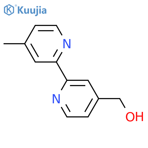 4-Hydroxymethyl-4’-methyl-2,2’-bipyridine structure
