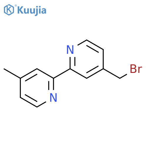 4-(Bromomethyl)-4'-methyl-2,2'-bipyridine structure