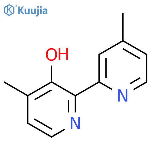 4,4'-dimethyl-3-hydroxy-2,2'-bipyridine structure