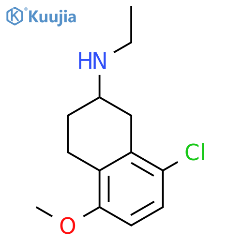 2-Naphthalenamine, 8-chloro-N-ethyl-1,2,3,4-tetrahydro-5-methoxy- structure