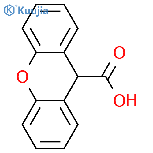 Xanthene-9-carboxylic acid structure