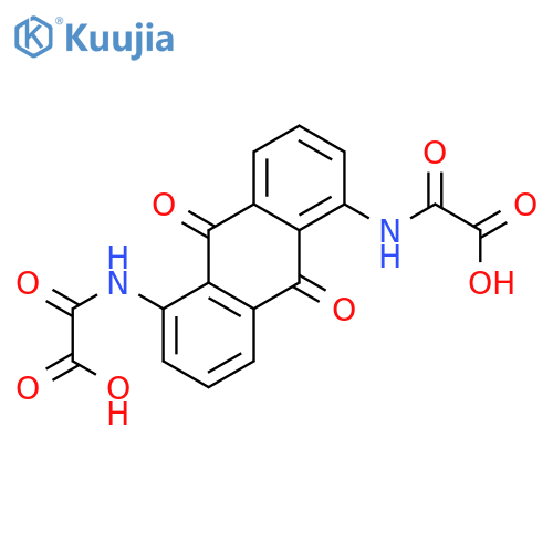 N,N'-anthraquinone-1,5-diyldi(oxamic acid) structure