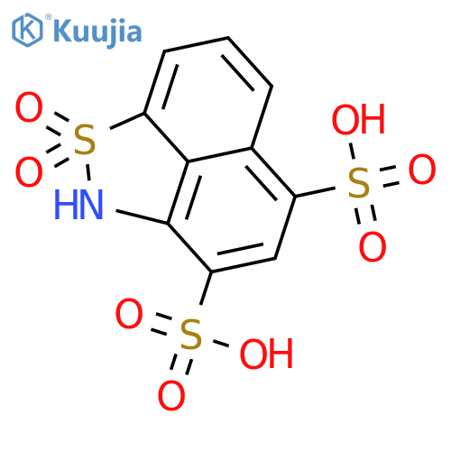 2H-Naphth[1,8-cd]isothiazole-3,5-disulfonicacid, 1,1-dioxide structure