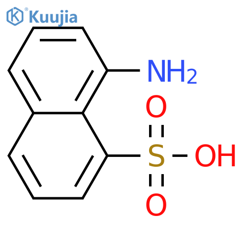 8-aminonaphthalene-1-sulfonic acid structure