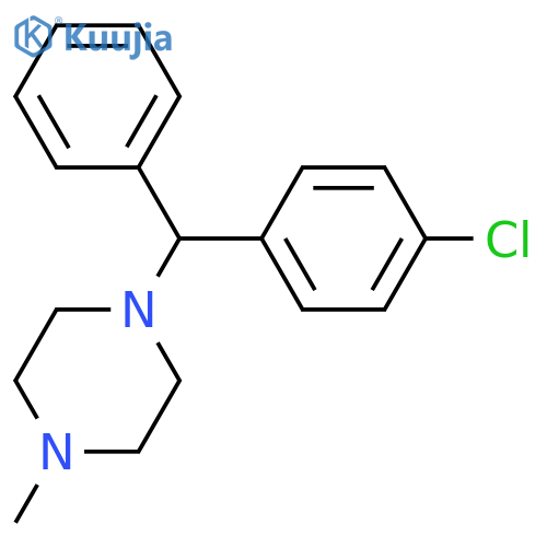 Chlorcyclizine structure