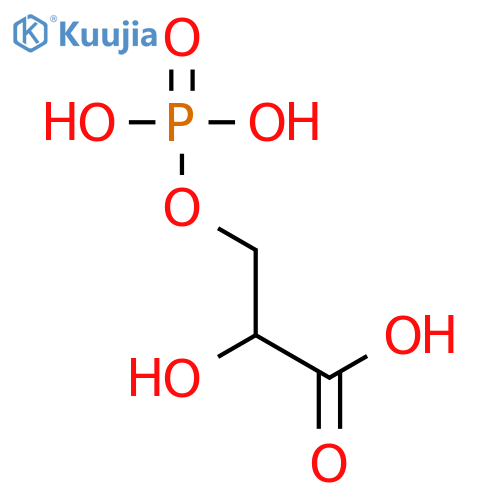 Propanoic acid,2-hydroxy-3-(phosphonooxy)- structure